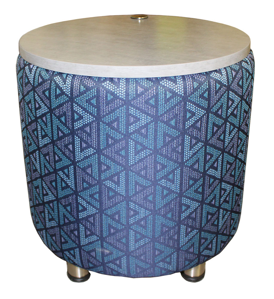 Geo Round End Table